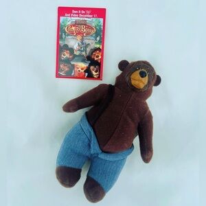 Disney Country Bears Plush & Movie Pin | Happy Meal Toy 90s 2000s Collectibles